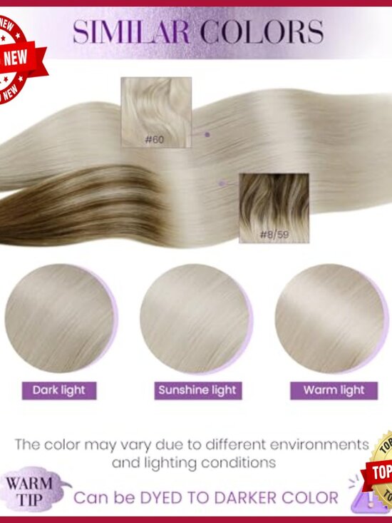24 Inch Human Hair Extensions 50g U Tip K Tip Heat Resistant